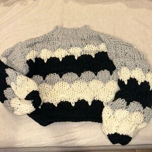 NWT mock neck chunky sweater